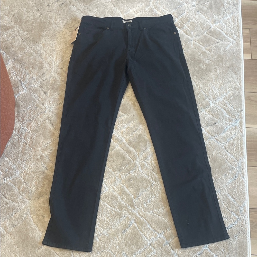 New Peter Millar men’s Straight-Leg Black Pants